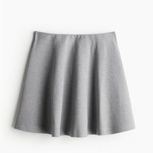 H&M A-Line Skirt in Gray melange